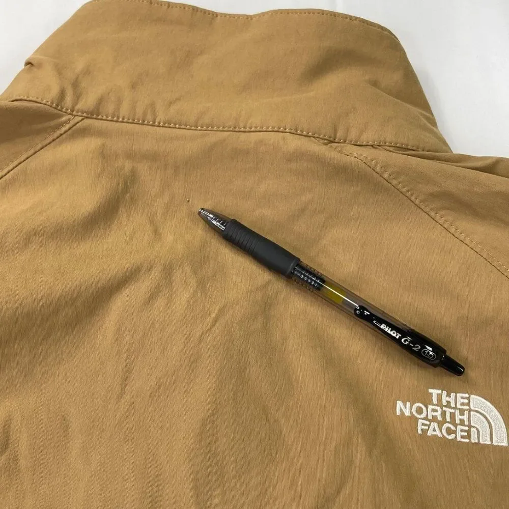 The North Face Class V Full Zip Jacket Colorblock Utility Brown Twill Mens Large